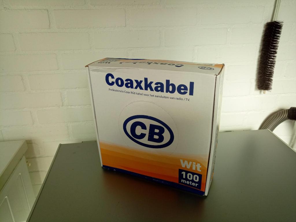 Professionele Coax RG6 kabel radio/tv ziggo — 100m nieuw, Ophalen of Verzenden, Nieuw, 10 meter of meer, Coaxiale kabel