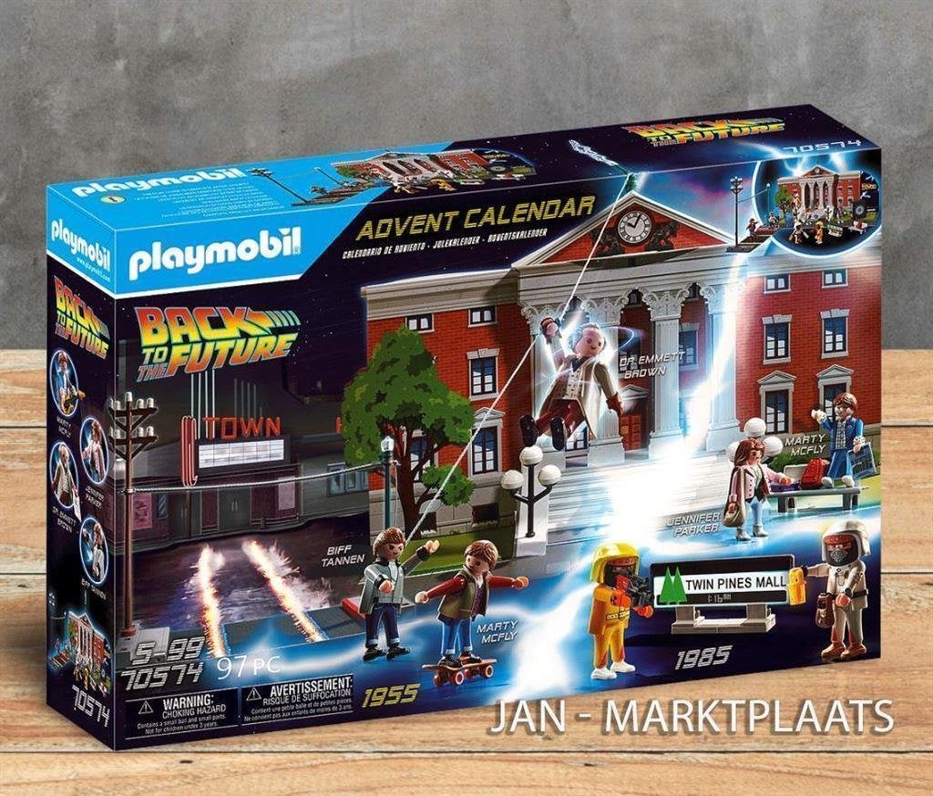 BACK TO THE FUTURE Playmobil kalender 70574, Verzenden, Nieuw