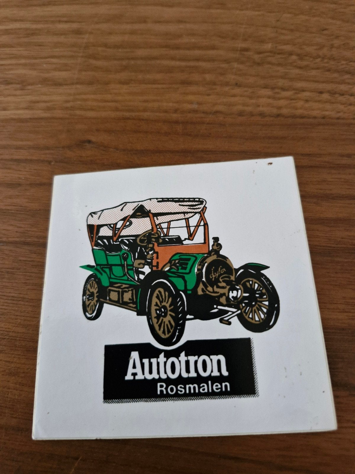 Sticker Autotron Rosmalen Oldtimer Auto, Ophalen of Verzenden