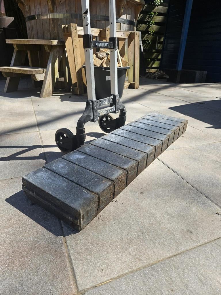 Opsluitbanden, stonewish palisade quadroband. 10 stuks., Ophalen, Zo goed als nieuw, Minder dan 25 cm, Border