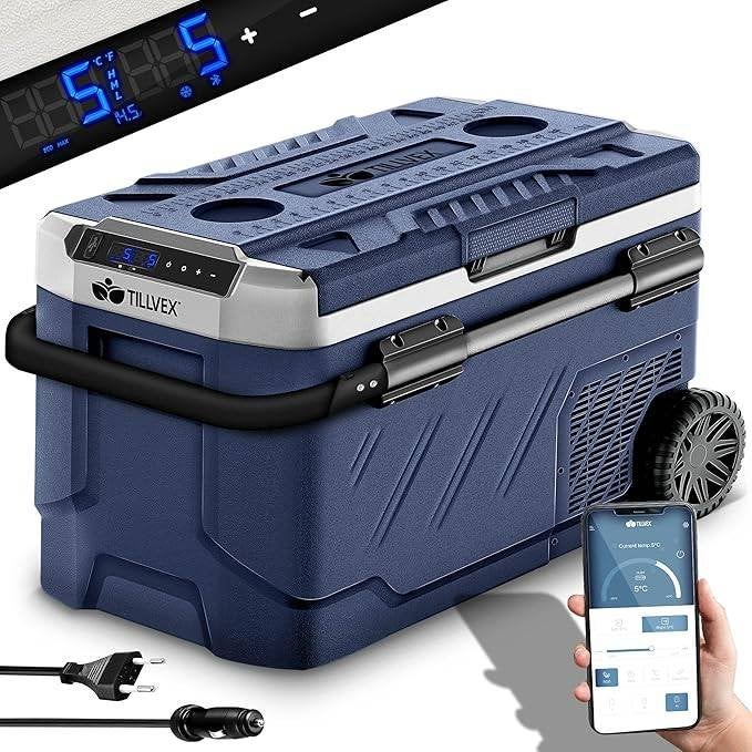 TILLVEX Elektrische compressor-koelbox, 50 liter DEFECT !!, Caravans en Kamperen, Ophalen of Verzenden, Nieuw, Koelbox, Compressor