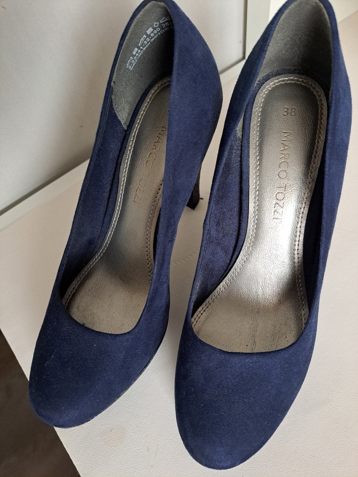 dames hoge hakschoen navy bleu mt 38, Kleding | Dames, Schoenen, Ophalen, Blauw, Marco Tozzi, Nieuw