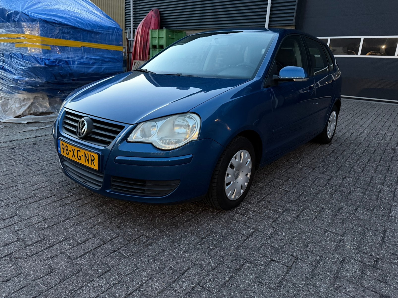 Volkswagen Polo 1.4 16V 59KW 2007 Blauw, Auto's, Voorwielaandrijving, 4 cilinders, Blauw, Handgeschakeld
