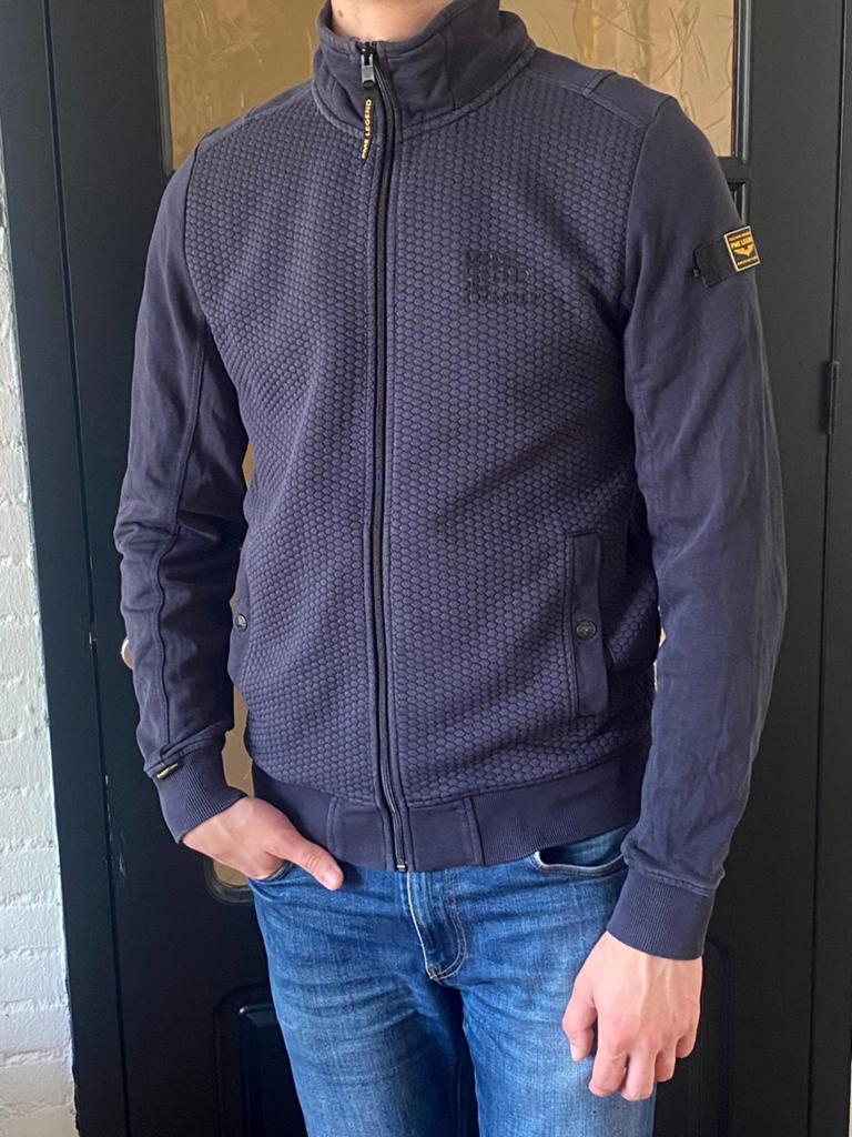 PME Legend vest met ritssluiting - blauw - maat M, Verzenden, Zo goed als nieuw, Maat 48/50 (M), Blauw