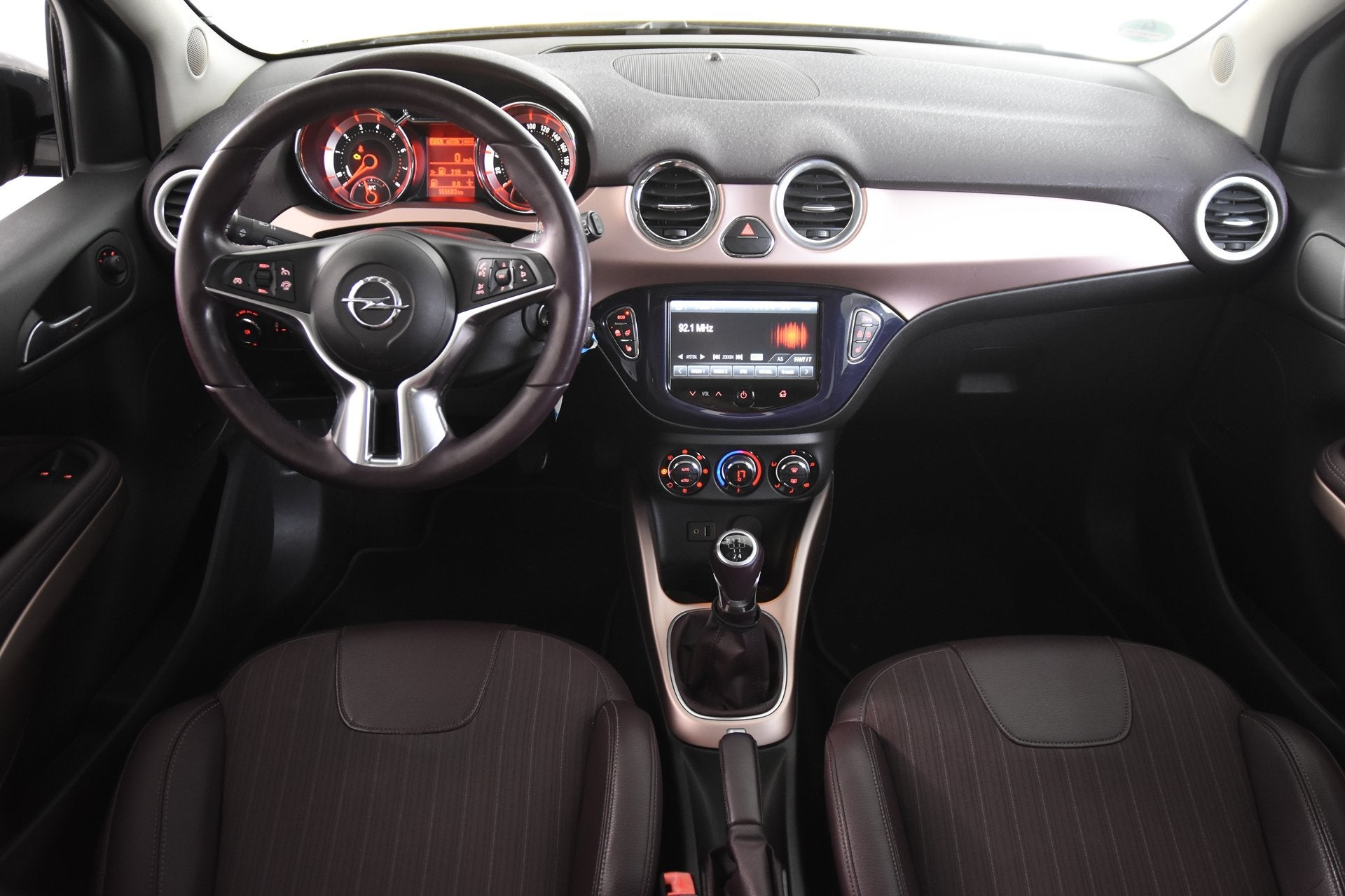 Opel ADAM 1.4 Glam *Leer*Panoramadak*Navigatie* (bj 2012), Auto's, Voorwielaandrijving, Euro 5, ADAM, 4 stoelen