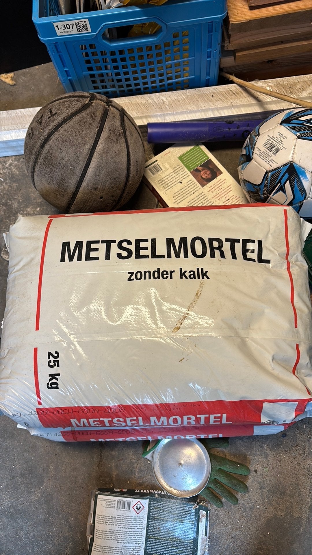3 zakken metselmortel cement, Ophalen, Nieuw