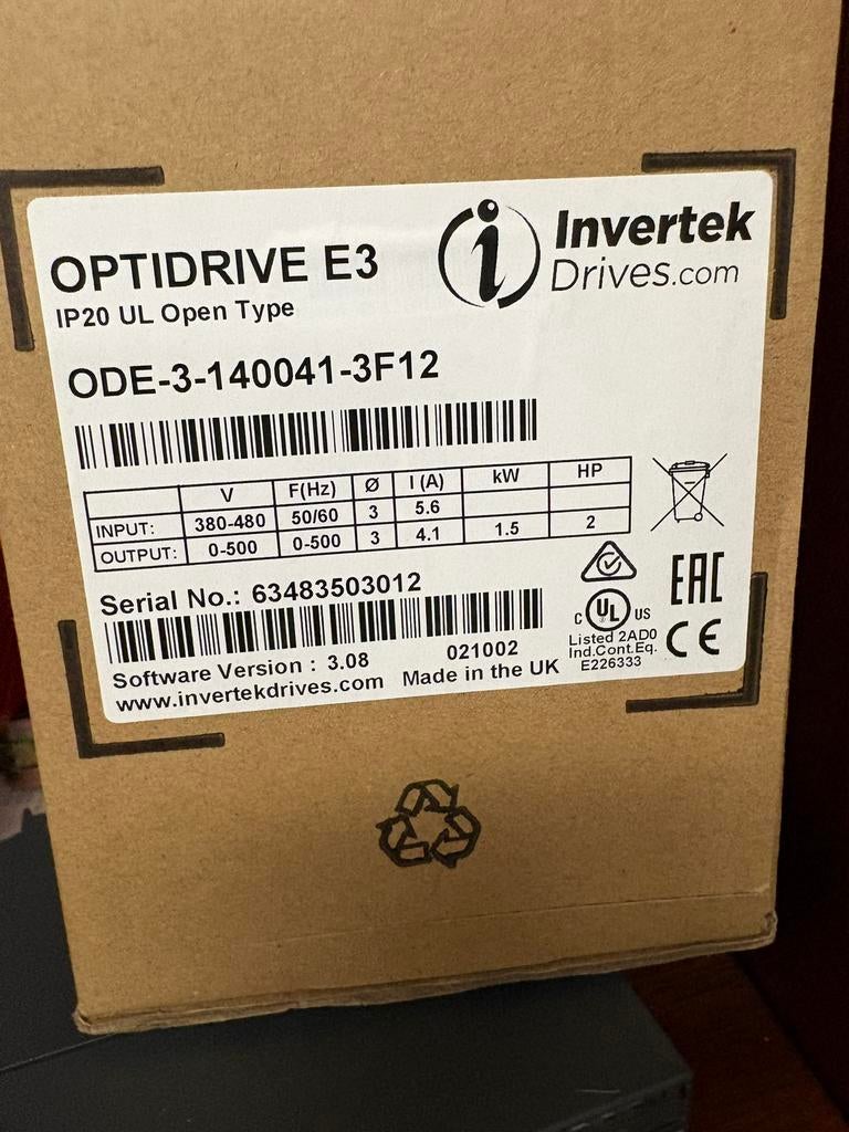 Tekoop nieuwe frequentie regelaars SEW /invertek  optidrive, Ophalen of Verzenden, Nieuw