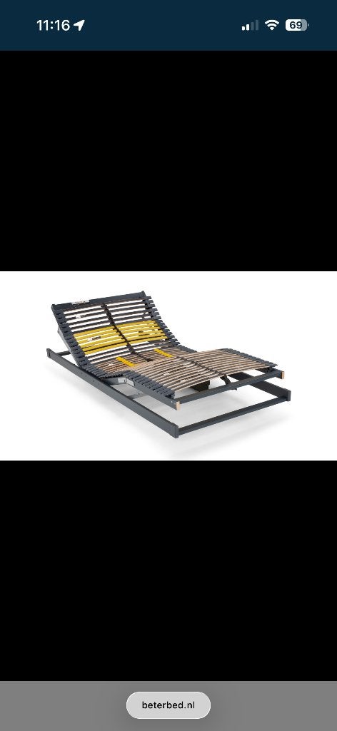 Bossflex 600 Elektrisch Verstelbare Lattenbodem 90x200, Huis en Inrichting, Ophalen, 90 cm, Eenpersoons, Nieuw