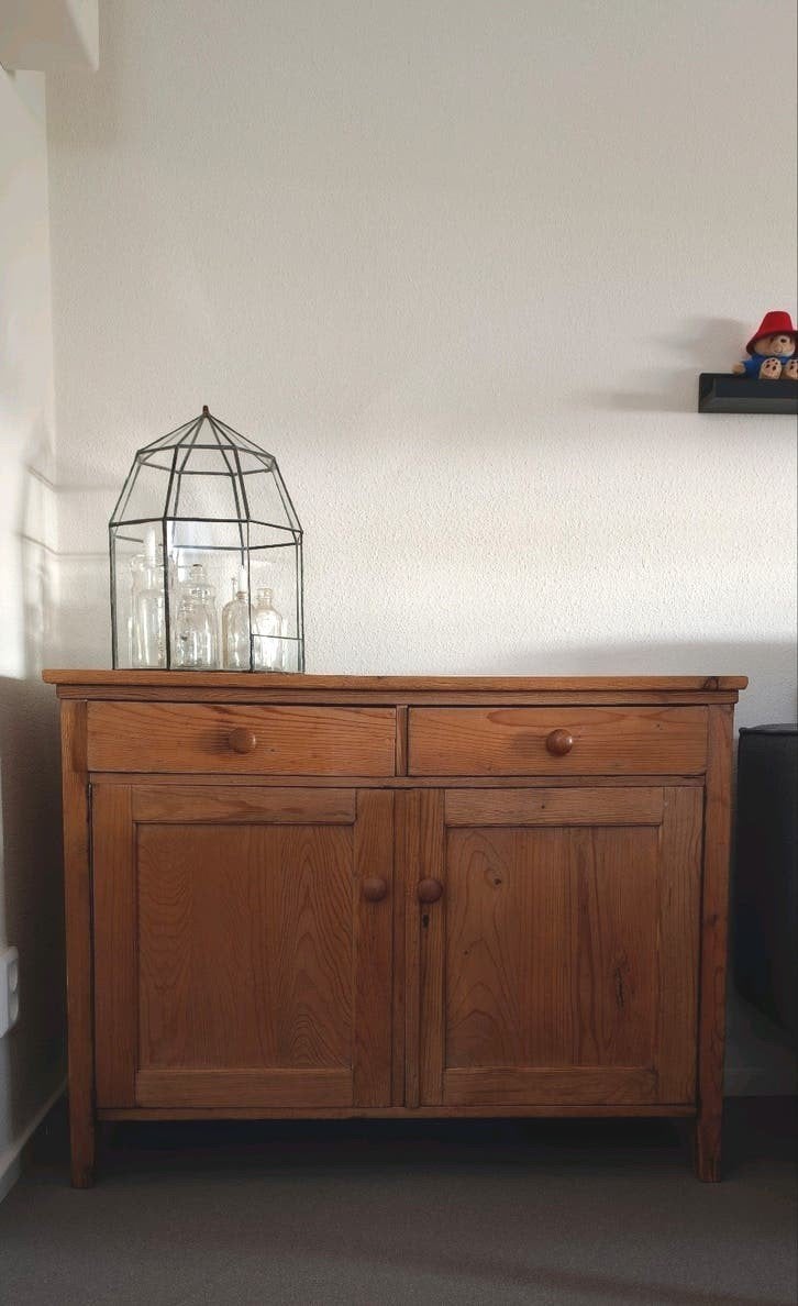 Oud grenen kastje / hal kastje / kast, Huis en Inrichting, Kasten | Overige, Ophalen