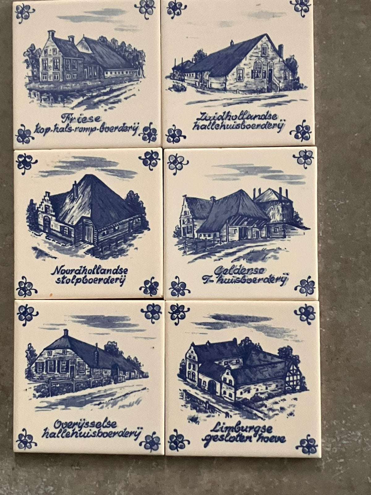 Boerderij tegels 6x, Ophalen of Verzenden