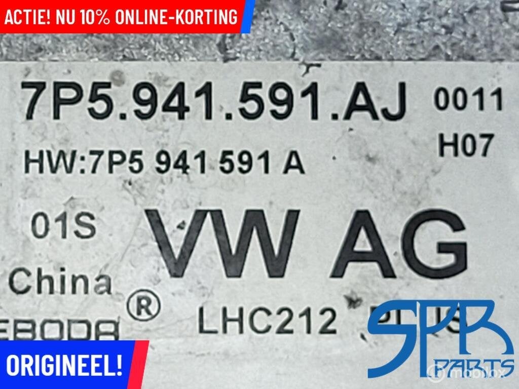 Vw GOLF 7 VII 7.5 FACELIFT LED MODULE 7P5941591AJ A5G BALAST, Gebruikt, VOLKSWAGEN, Audi, Ophalen of Verzenden