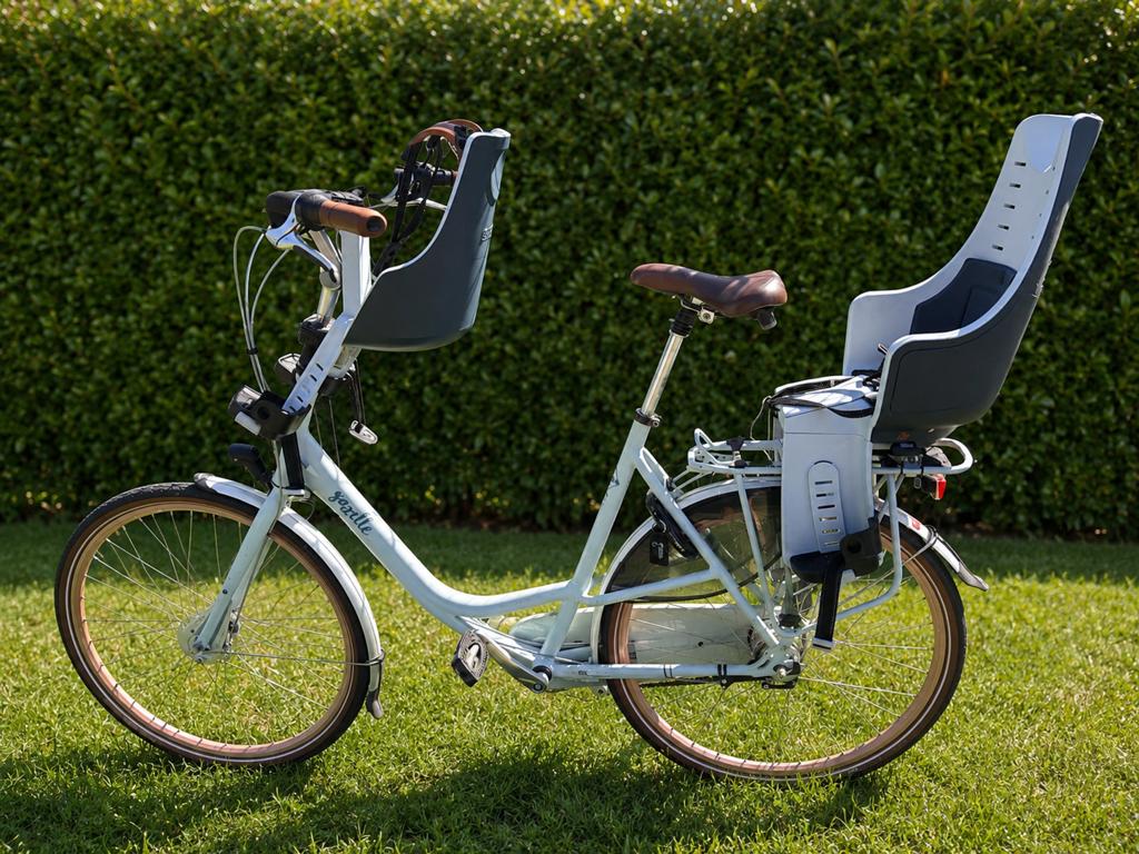 Gazelle Bloom C7 + 2 Bobike zitjes, Fietsen en Brommers, Fietsen | Dames | Moederfietsen, Ophalen, 2 zitjes, Gebruikt, Versnellingen
