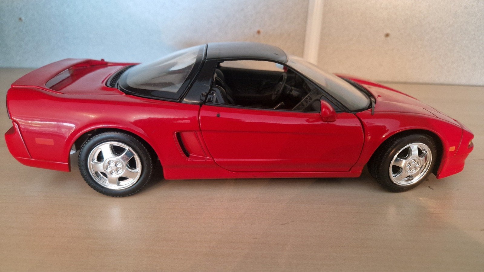 Honda NSX Schaalmodel Rood - Gedetailleerd Diecast, Hobby en Vrije tijd, Modelauto's | 1:18, Ophalen of Verzenden, Zo goed als nieuw