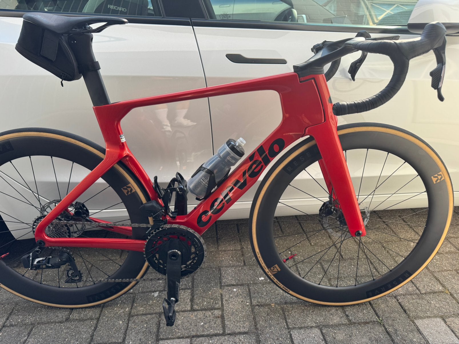 Cervélo S5 frameset maat 56, Carbon, Zo goed als nieuw, Meer dan 20 versnellingen, 53 tot 57 cm