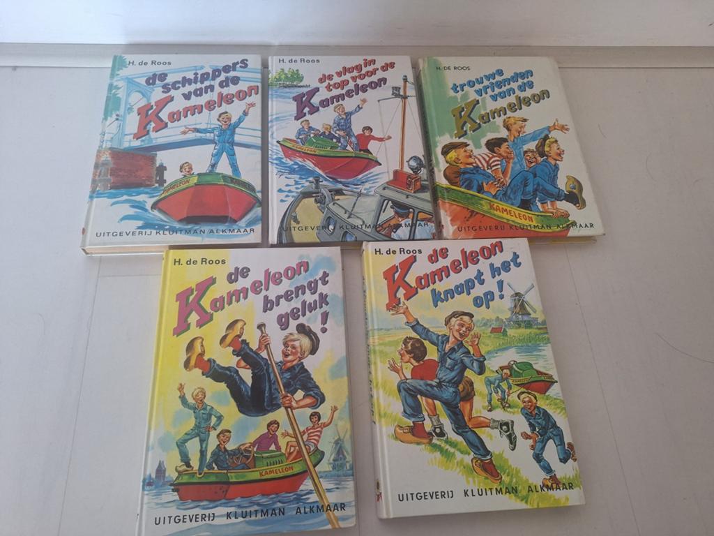 De Kameleon boeken - 5 delen van H. de Roos, Ophalen of Verzenden, Gelezen, H. de Roos, Fictie algemeen