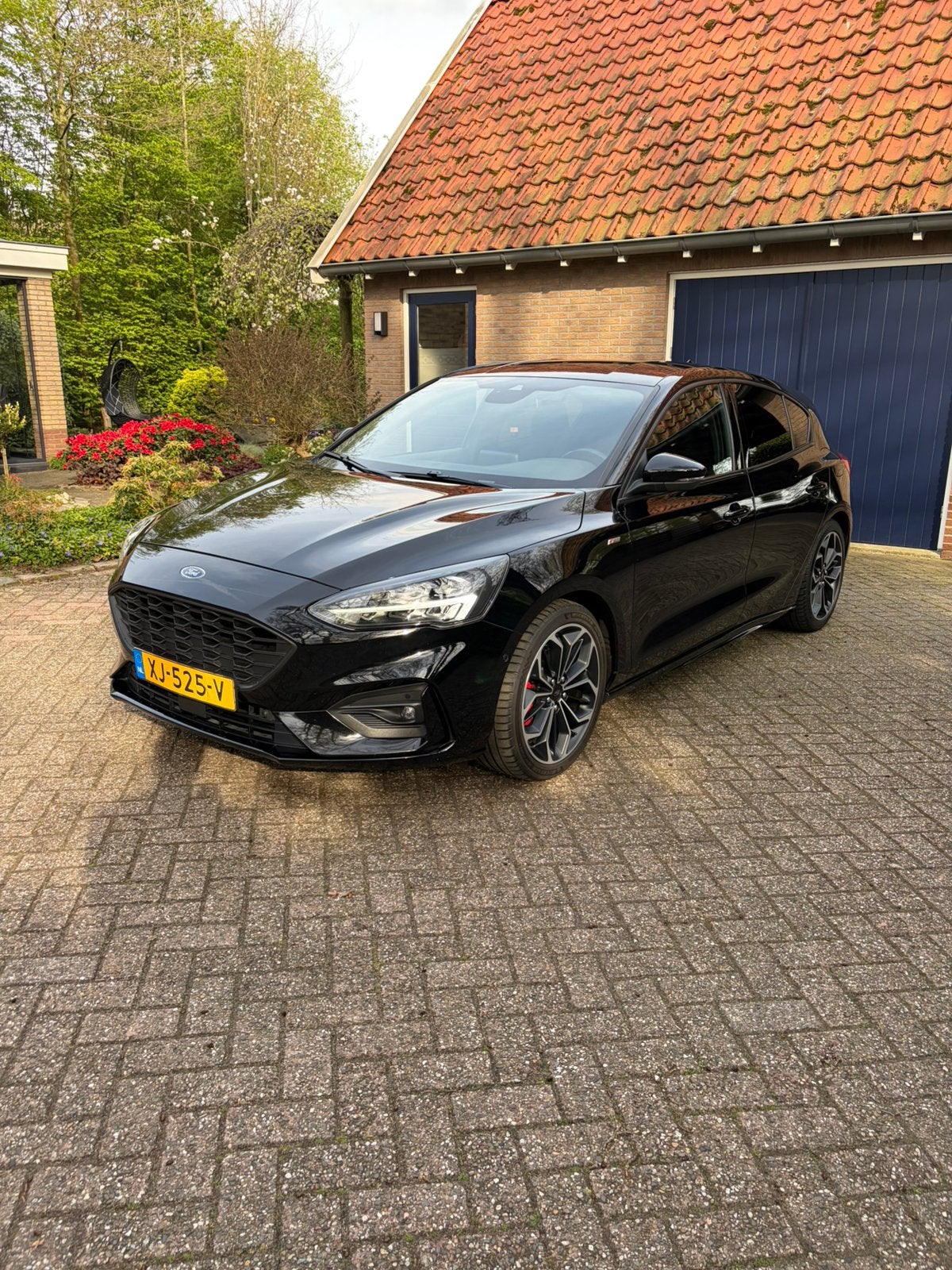 Ford Focus ST-Line 1.0 EcoBoost 125 pk | 2019 |, Auto's, Ford, Zwart, Zwart, Origineel Nederlands, Handgeschakeld