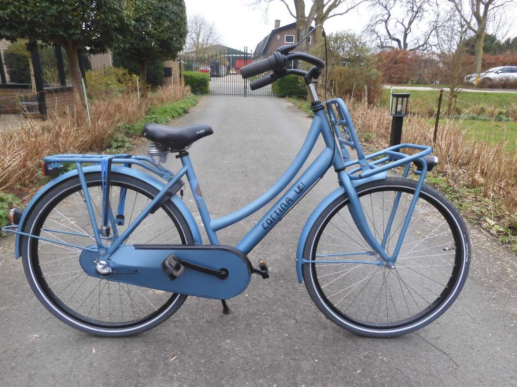 Matblauwe 26 inch Cortina U4 mini met 3 versnellingen, Versnellingen, Niet ingevuld, Zo goed als nieuw, Cortina