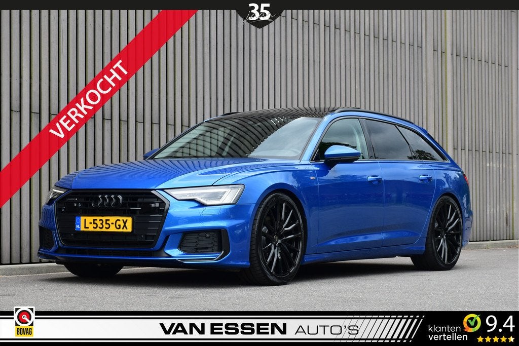 Audi A6 Avant 45 TFSI quattro Sport Pro Line S Pano Navi Cam, Auto's, Audi, Automaat, Gebruikt, Euro 6, 4 cilinders