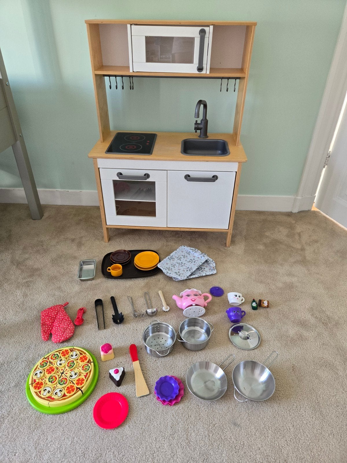 Ikea Duktig speelkeuken met accessoireset, Ophalen, Gebruikt