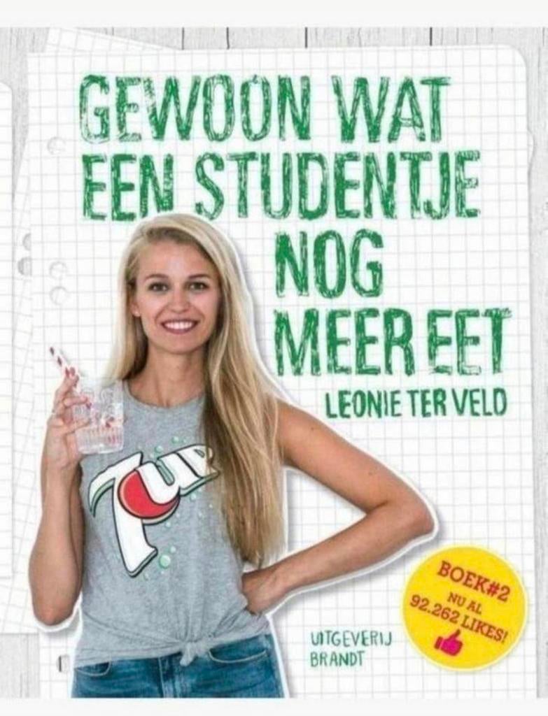 Gewoon wat een studentje nog meer eet - Leonie ter Veld, Verzenden, Zo goed als nieuw