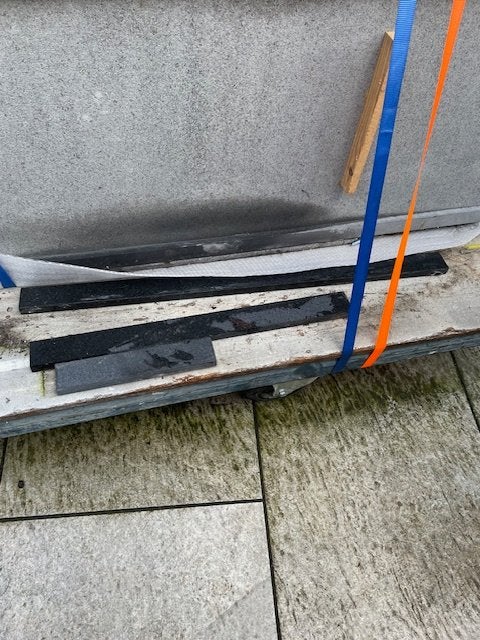 Natuurstenen keukenblad, aanrechtblad, Ophalen, Gebruikt, 200 cm of meer, Minder dan 100 cm