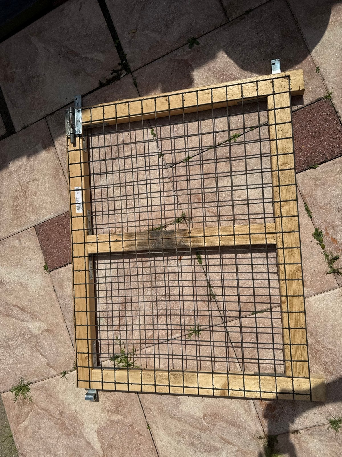 Houten deur /hekje, Tuin en Terras, Ophalen, Gebruikt, Draaipoort, 150 tot 200 cm