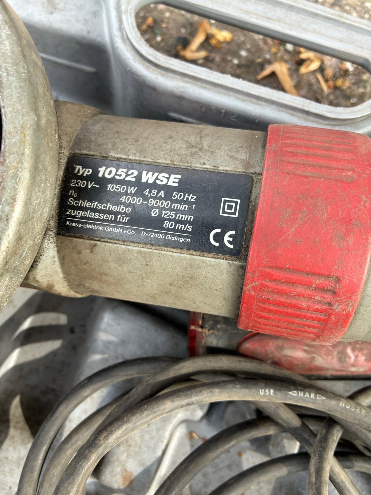 Kress Schuurmachines: Type 1052 WSE & Type 900 HEX/2, Ophalen of Verzenden, Gebruikt, 600 tot 1200 watt, Overige typen