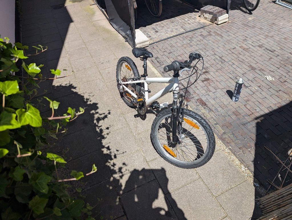 kinderfiets mountainbike jongens, Ophalen, 20 inch of meer, Gebruikt, Velgrem