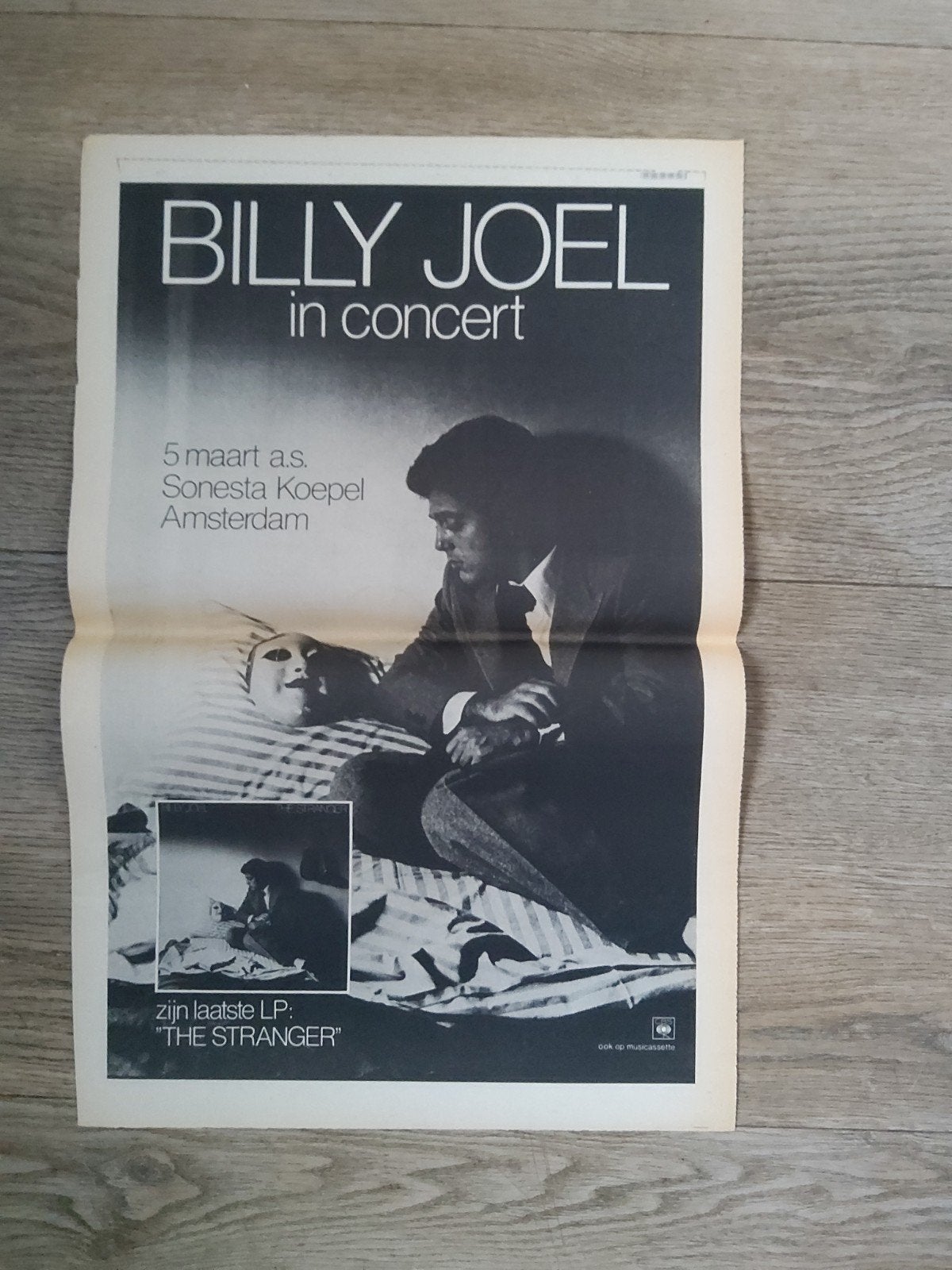 Billy Joel: Promo concert Sonesta koepel,  A'dam 1978, Verzamelen, Ophalen of Verzenden, Gebruikt, Boek, Tijdschrift of Artikel