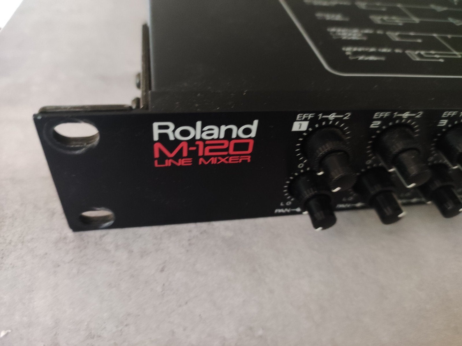 Yamaha m-120 lijn mixer 19 inch 12 kanaals mengpaneel, Ophalen, Gebruikt, 10 tot 20 kanalen