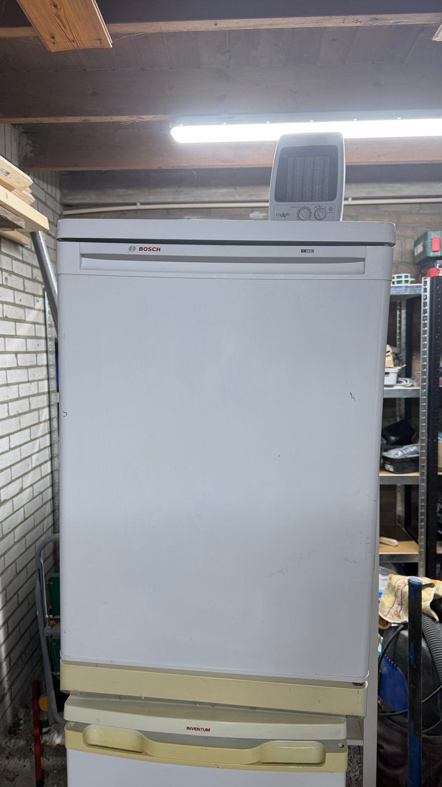 Bosch Vrieskast/vriezer, Witgoed en Apparatuur, Vriezers en Diepvrieskisten, Gebruikt, 120 tot 140 cm, Minder dan 60 cm, Vrijstaand