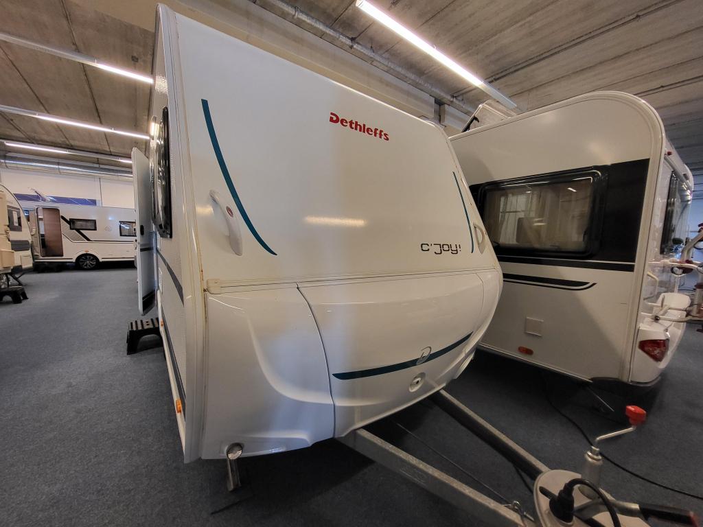 Dethleffs C'Joy 410; netjes met voortent en 810 kg leeg, Caravans en Kamperen, Standaardzit, Bedrijf, Schokbreker, Dethleffs
