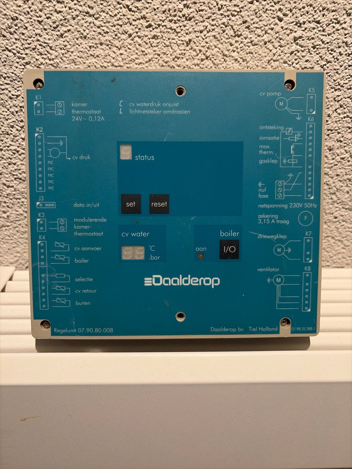 Daalderop Gasregelunit 07.90.80.008.5, Ophalen, Gebruikt