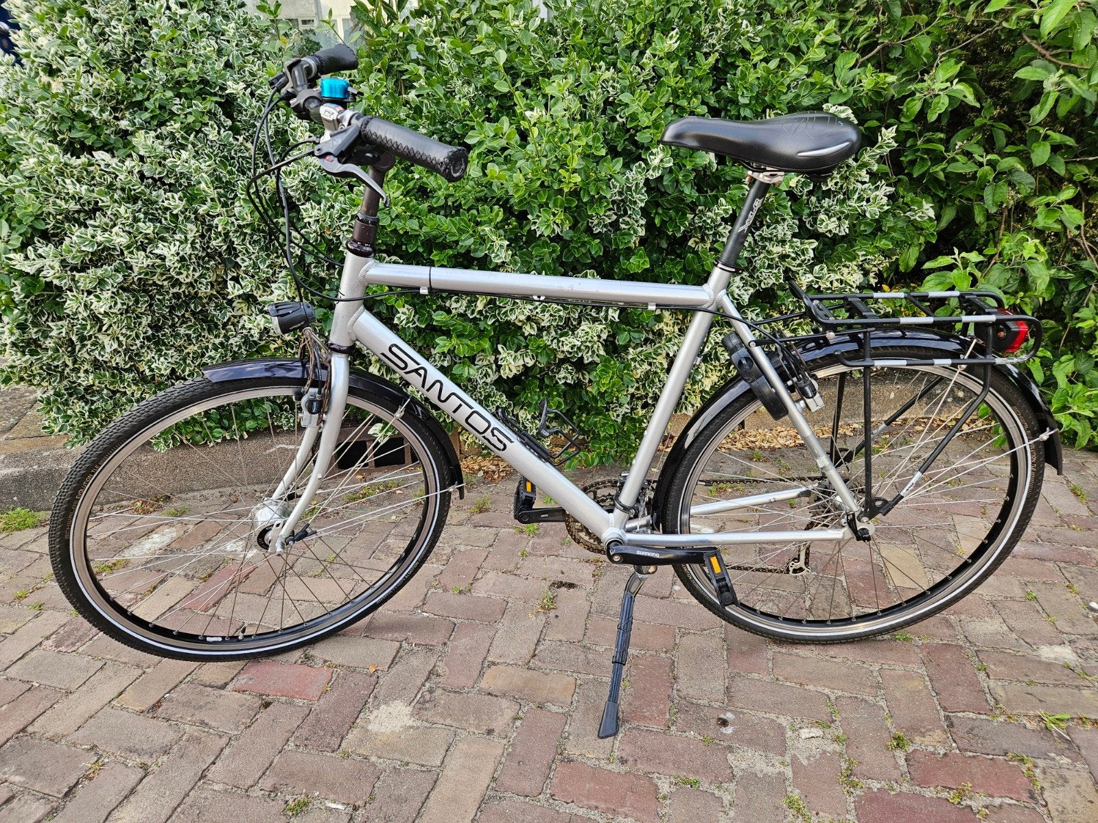 Santos Travelmaster 2.8 - zilver metallic, 58 cm, 27v, Overige merken, 28 inch, Velgrem, Ophalen of Verzenden