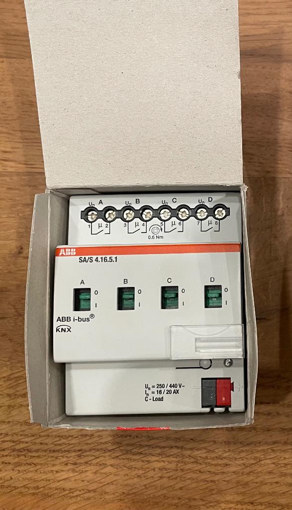 ABB KNX Schakelactor SA/S 4.16.5.1 4x16A Nieuw, Ophalen of Verzenden, Nieuw