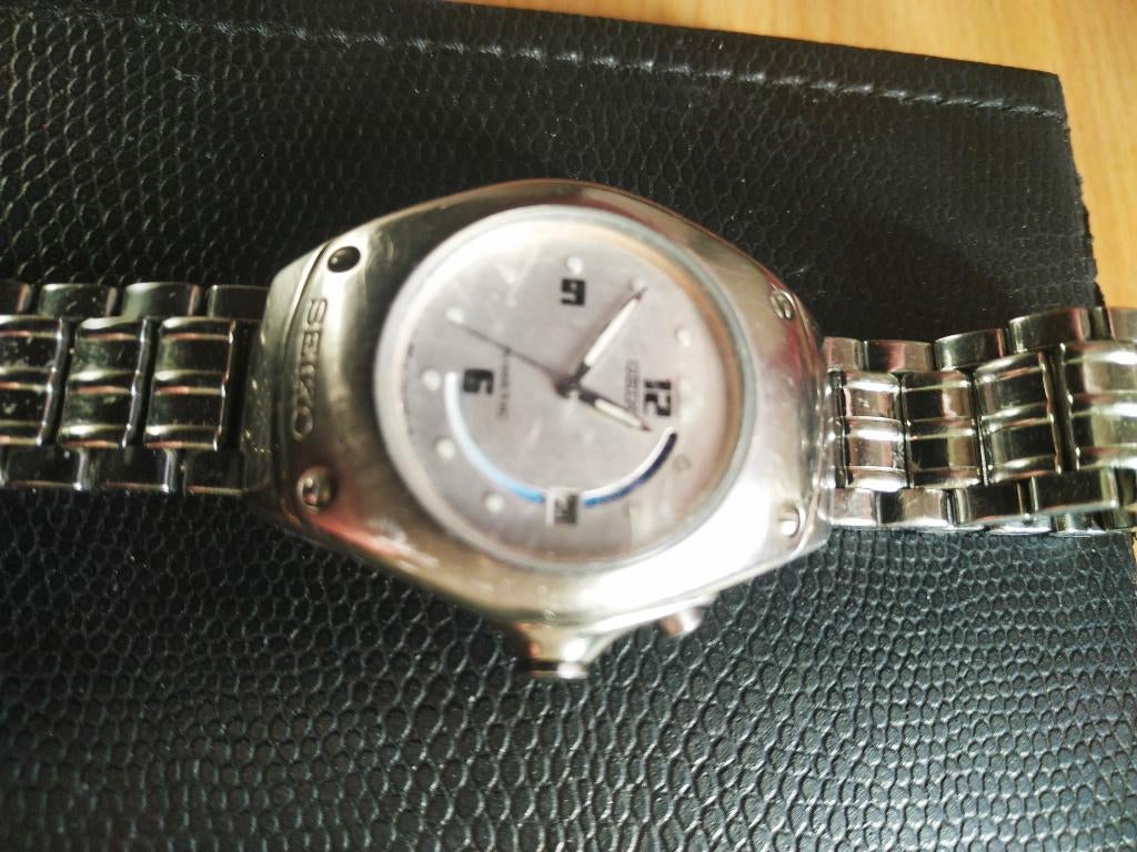 horloge Kinetic Vintage van Seiko, Sieraden, Tassen en Uiterlijk, Horloges | Dames, Ophalen, Gebruikt, Polshorloge, Seiko