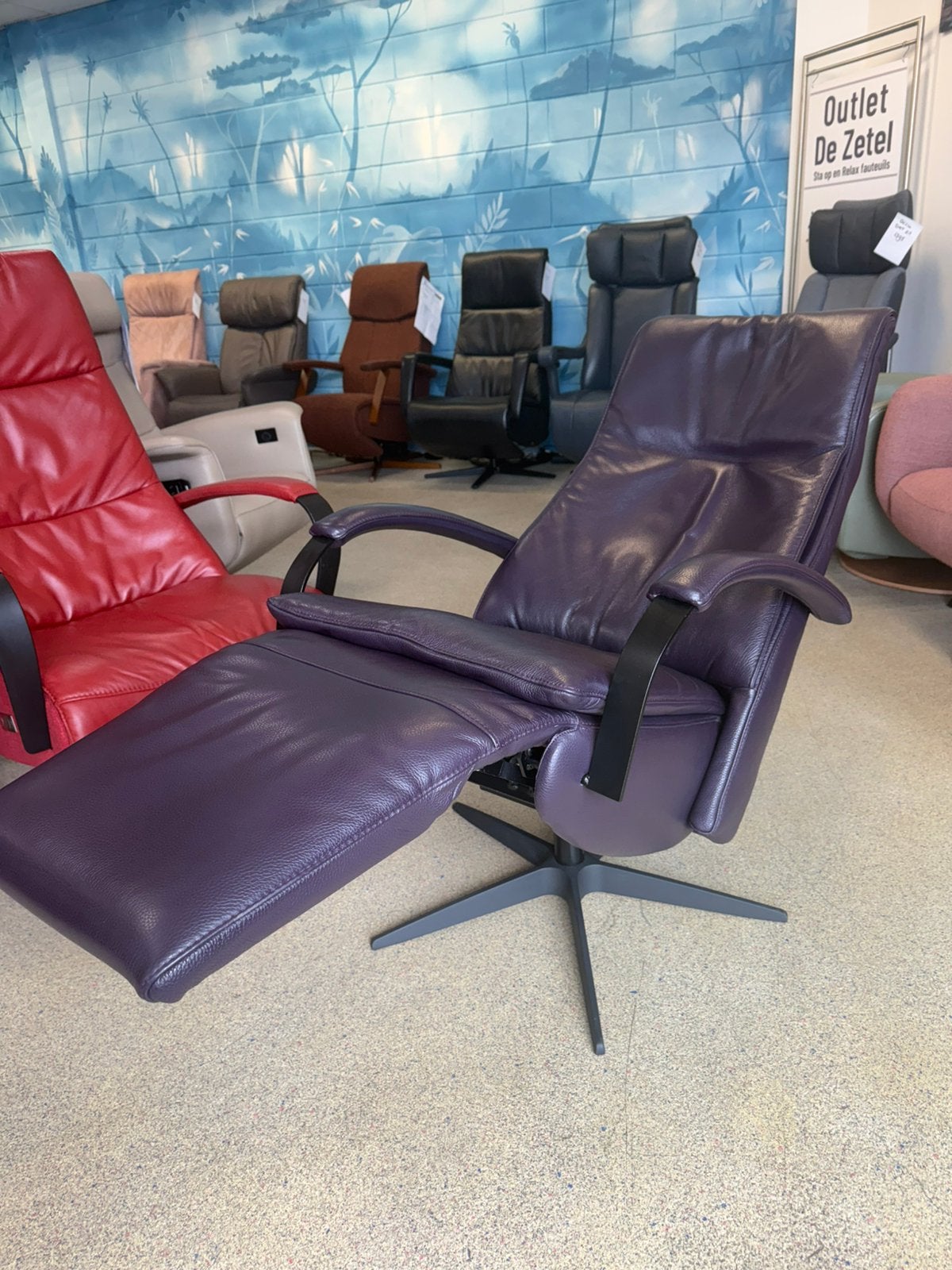 Gealux relax fauteuil relaxstoel gratis bezorging, Ophalen of Verzenden, Zo goed als nieuw, Leer, Ruim 100 Top merken in alle kleuren en maten