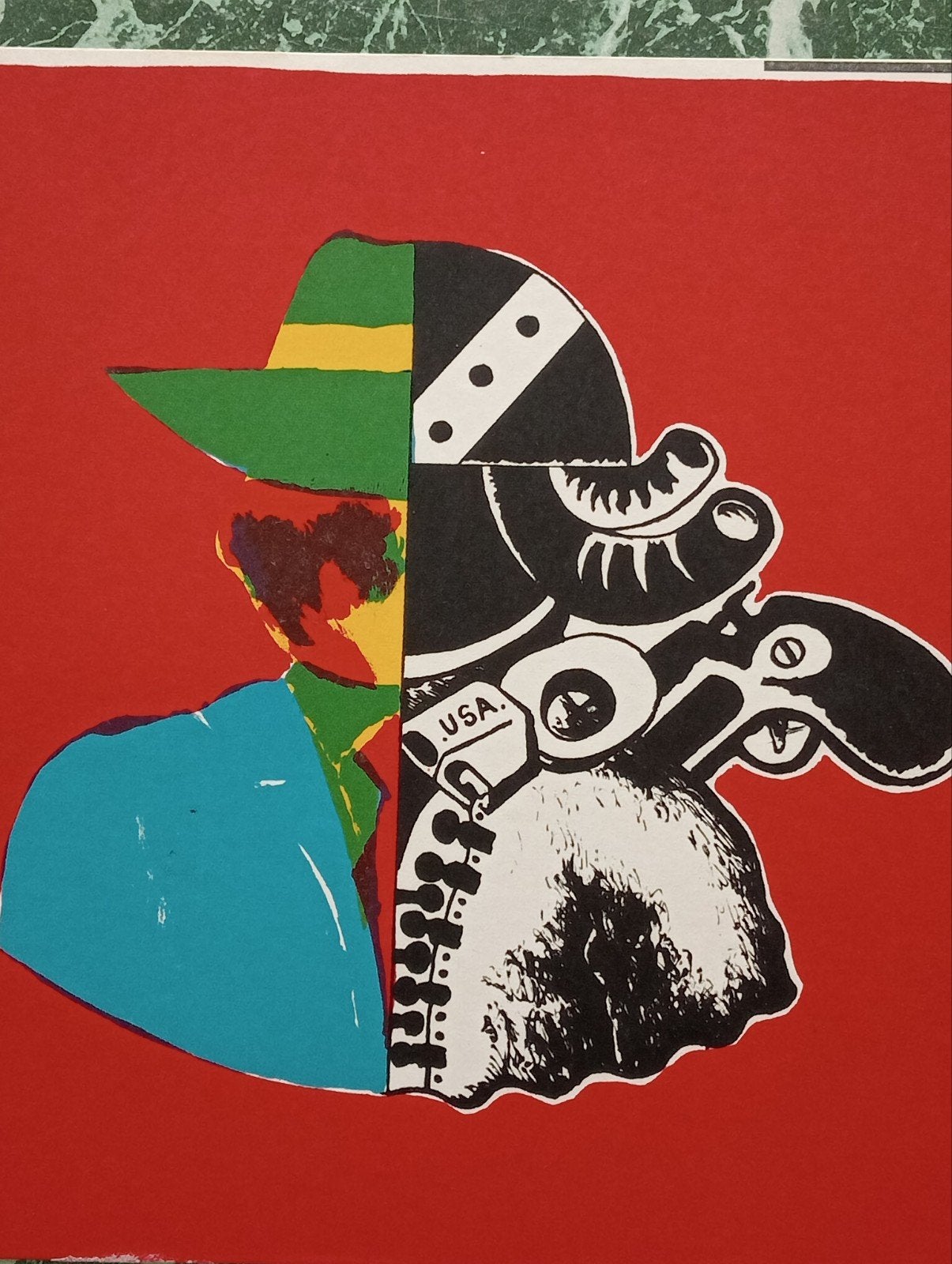 Pop Art lithografie 1967 Alejandro Marcos, Ophalen of Verzenden