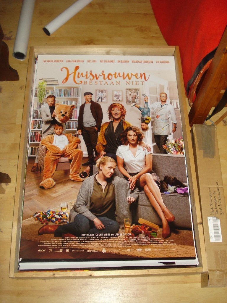 Huisvrouwen bestaan niet Filmposter 2, Ophalen, Zo goed als nieuw, A1 t/m A3, Film en Tv