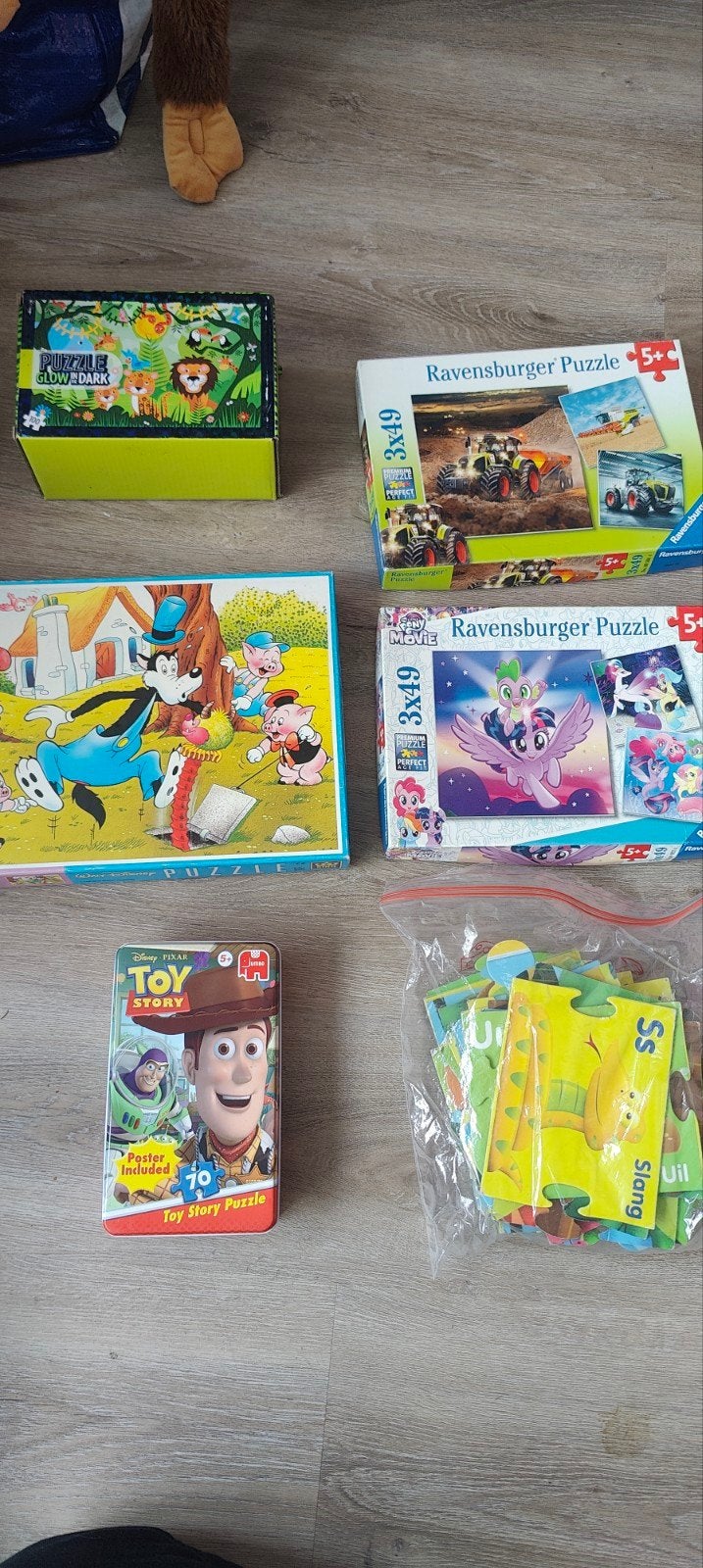 Diverse puzzels voor uren speelplezier, Ophalen of Verzenden, Meer dan 50 stukjes, Gebruikt, 4 tot 6 jaar