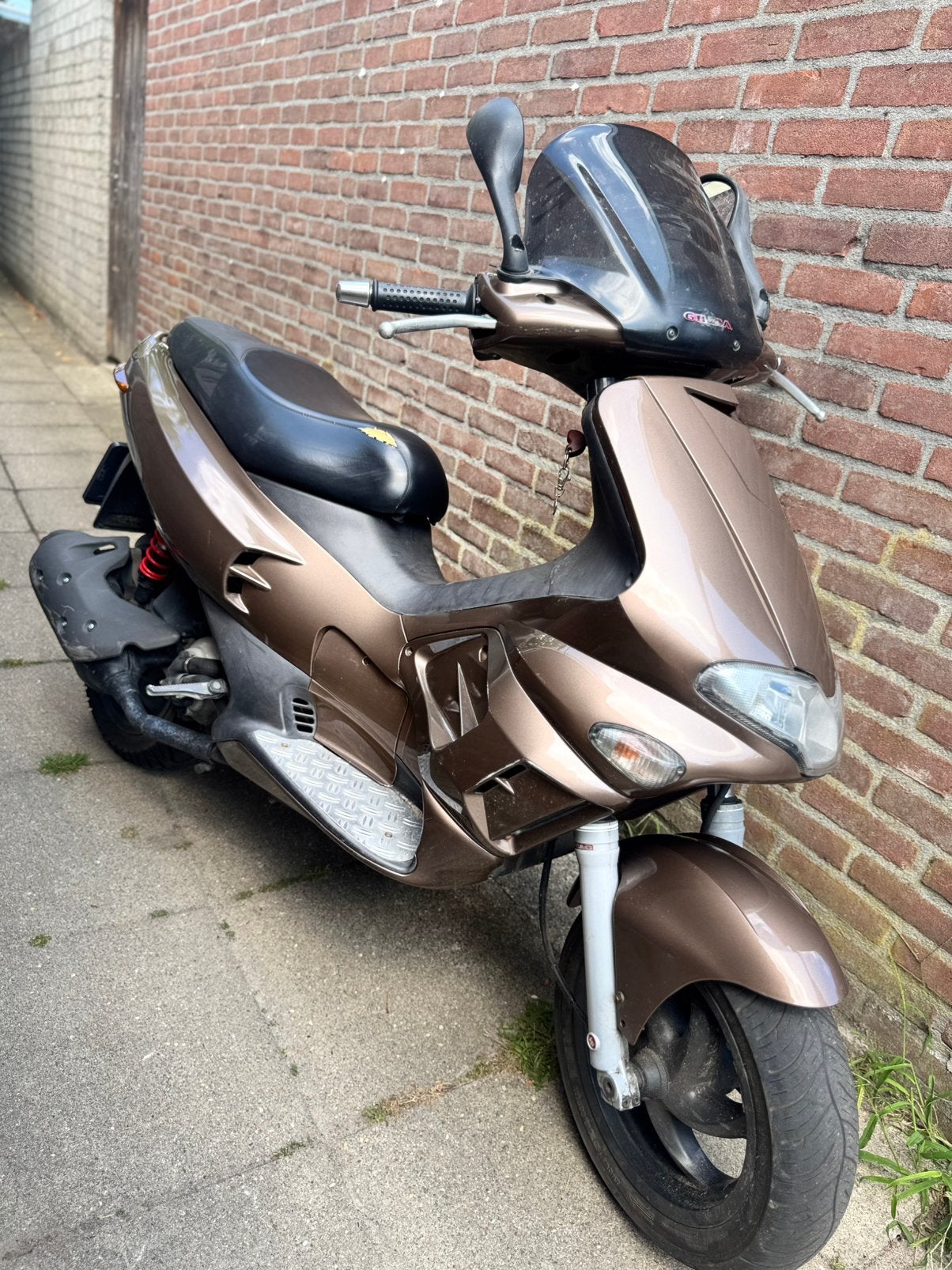 Gilera Runner kappenset bruin z.g.a.n, Ophalen, Zo goed als nieuw, Kap, Overige merken