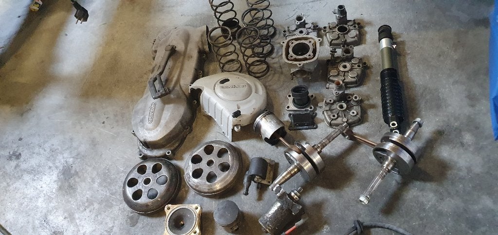180cc onderdelen, Ophalen, Gebruikt, Piaggio