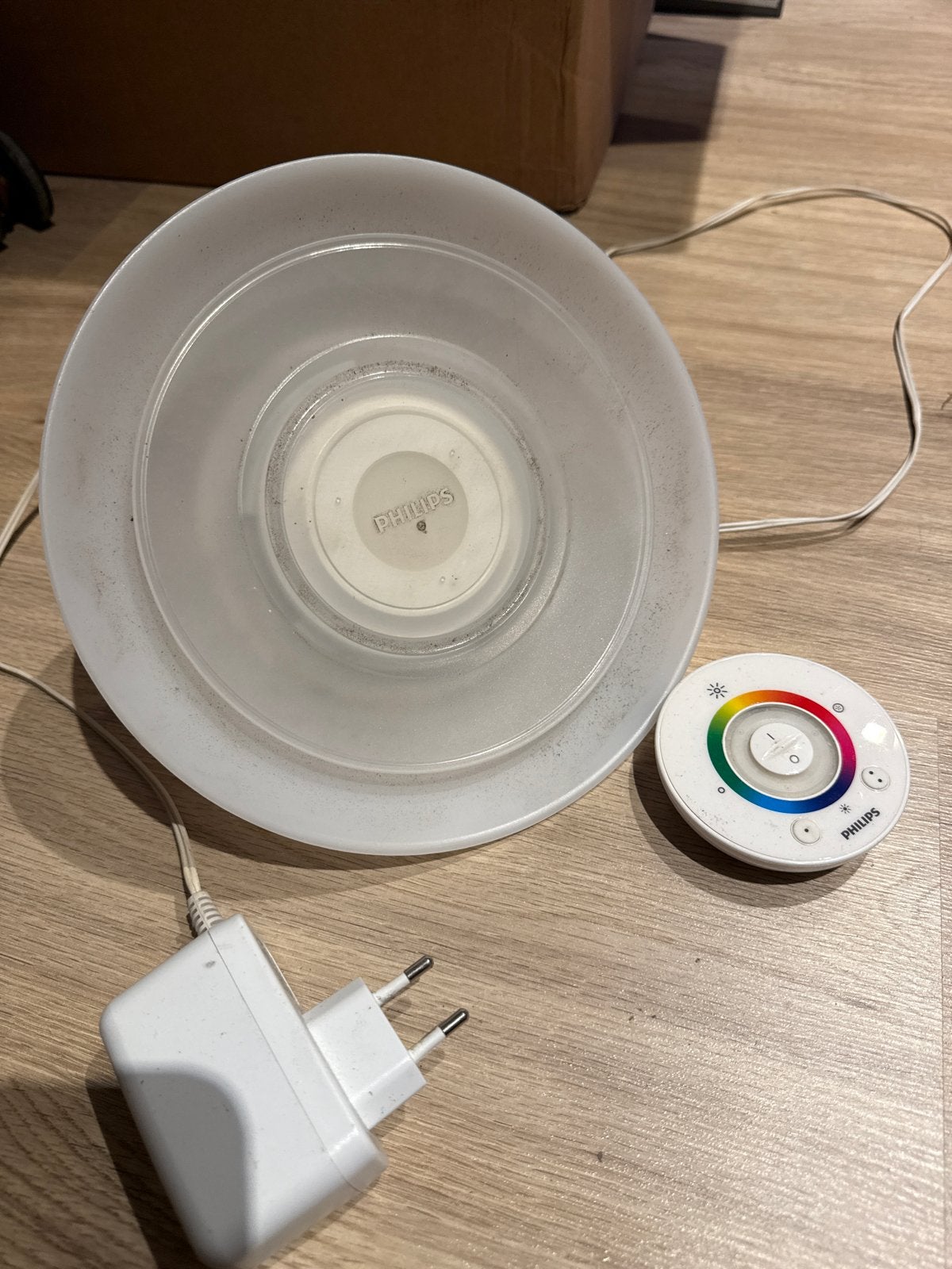 Philips LivingColors LED lamp met afstandsbediening, Wit, Gebruikt, Kunststof, Philips