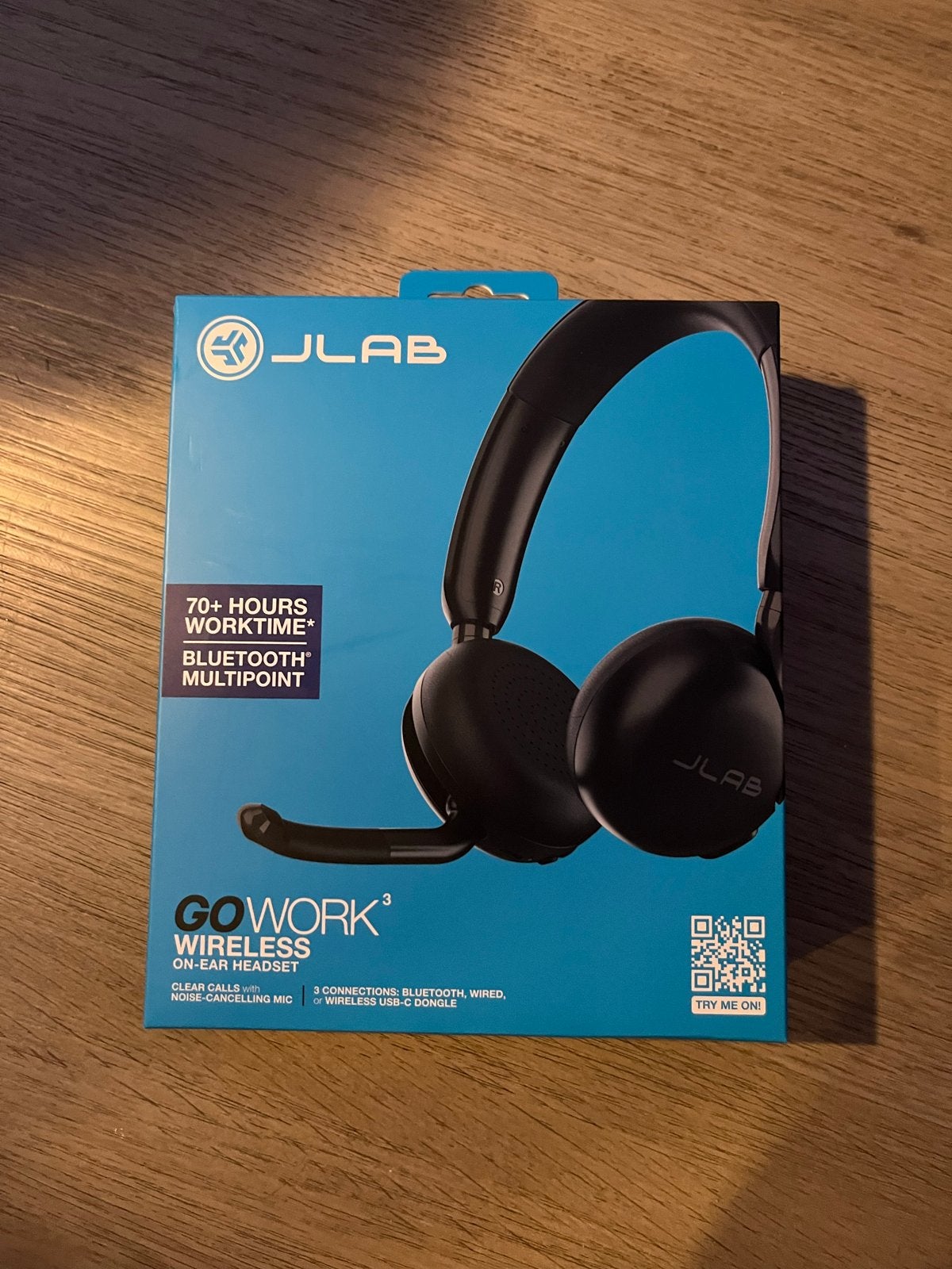JLAB headphones (Go Work Wireless On-ear Headset)