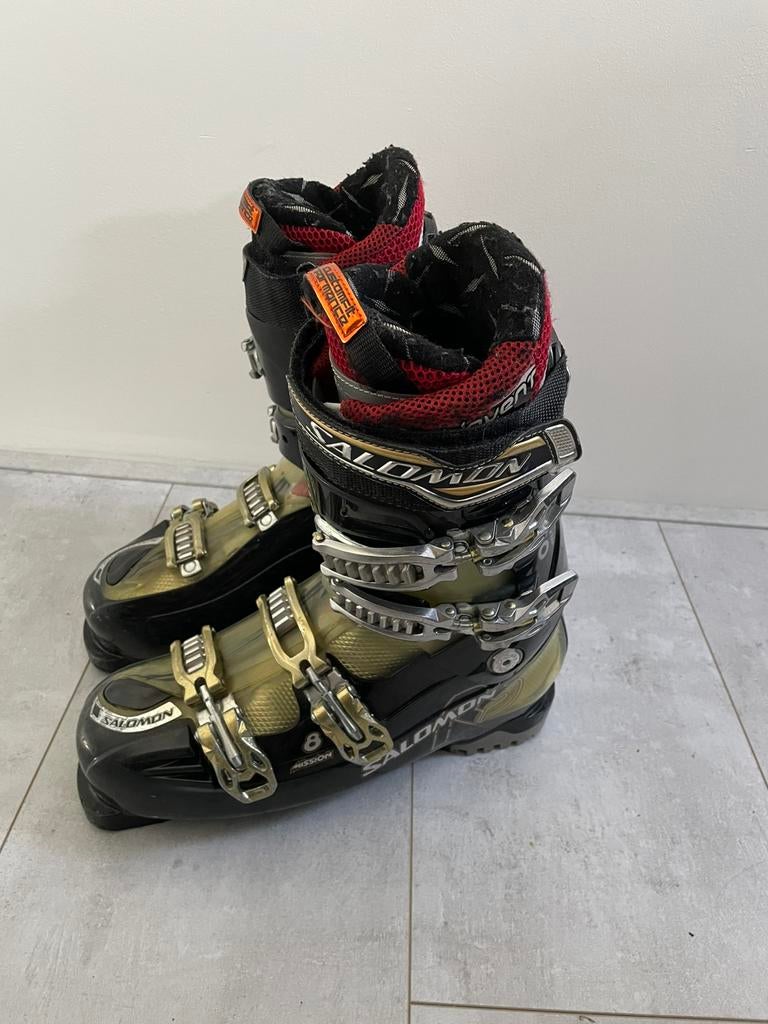 Salomon Mission 8 Energyzer 80 Maat 28/28.5 EU43/44, Sport en Fitness, Skiën en Langlaufen, Gebruikt, Schoenen, Skiën, Salomon