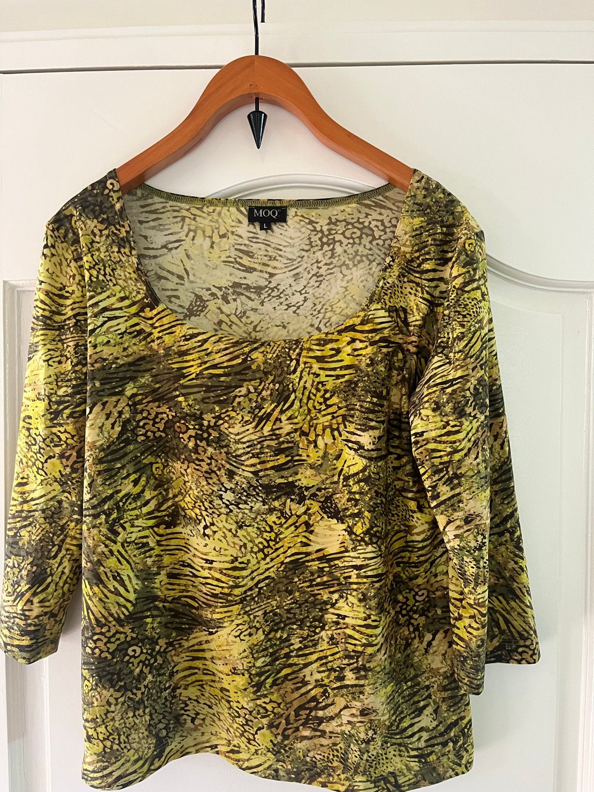 MOQ Zomerblouse Maat L in Groentinten, Ophalen of Verzenden, Maat 42/44 (L), Groen