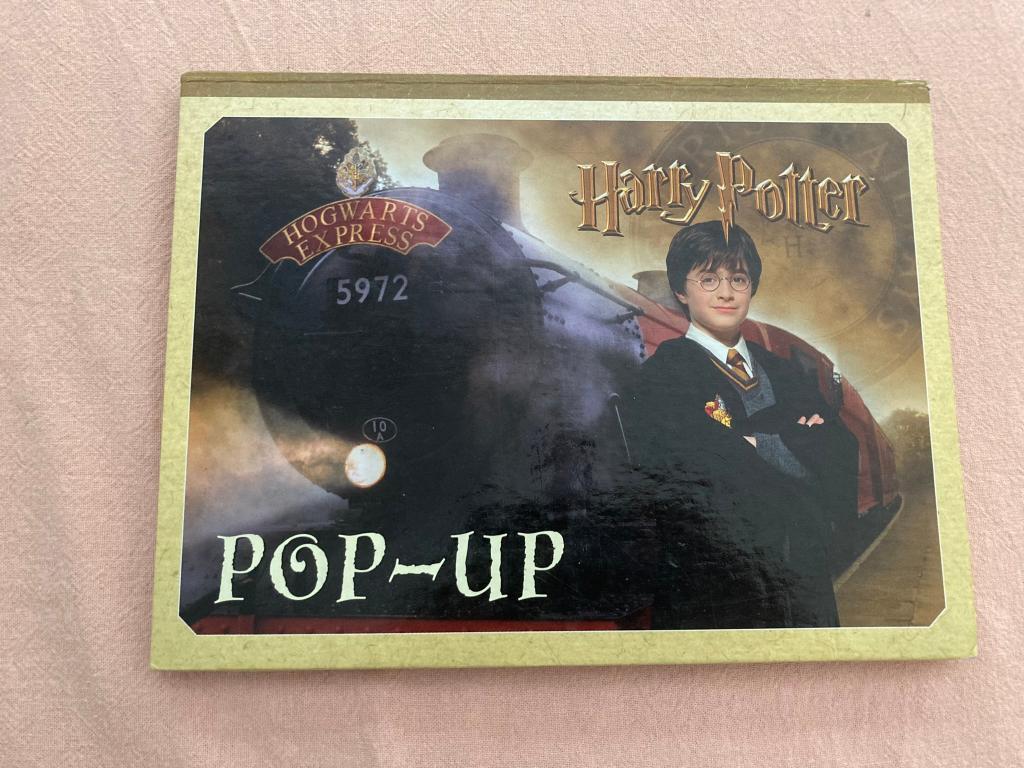 Harry potter pop-up boek hogwarts expres 5972!, Ophalen of Verzenden, Zo goed als nieuw, Boek of Poster