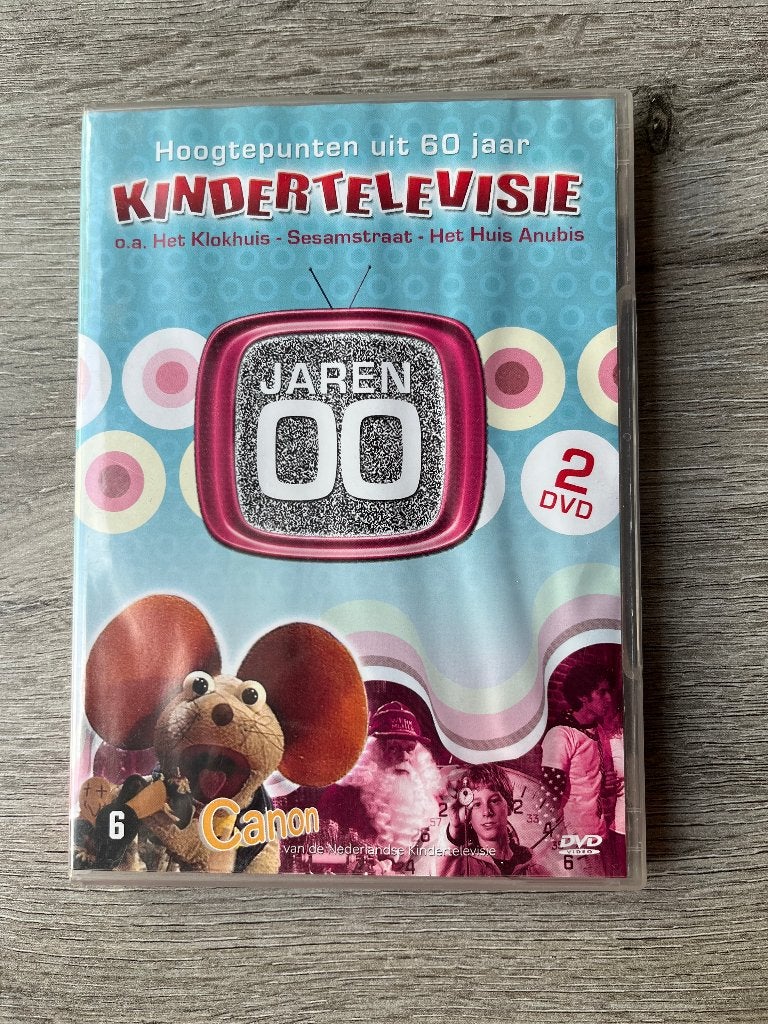 DVD Hoogtepunten uit 60 jaar Kindertelevisie, Verzamelbox, Alle leeftijden, Zo goed als nieuw, Educatief