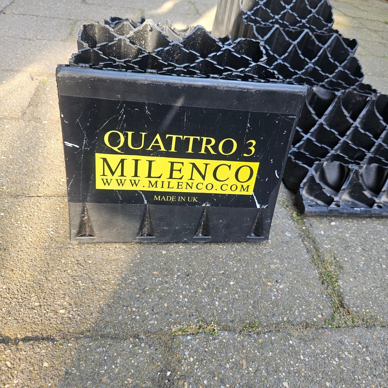 Milenco Quattro 3 Oprijblokken voor Zware Campers/Caravans, Ophalen of Verzenden, Gebruikt