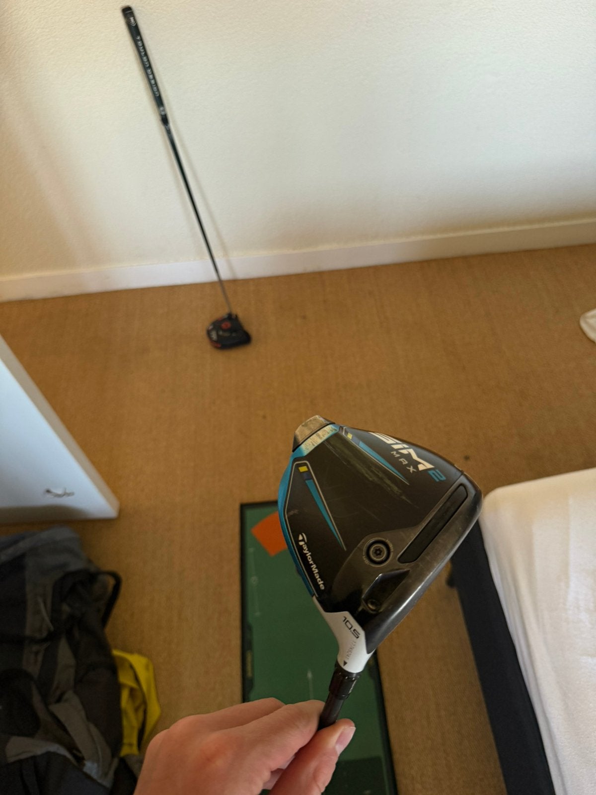 Sim2 Max driver, incl 2 shafts, Sport en Fitness, Golf, Ophalen of Verzenden, Zo goed als nieuw, Club